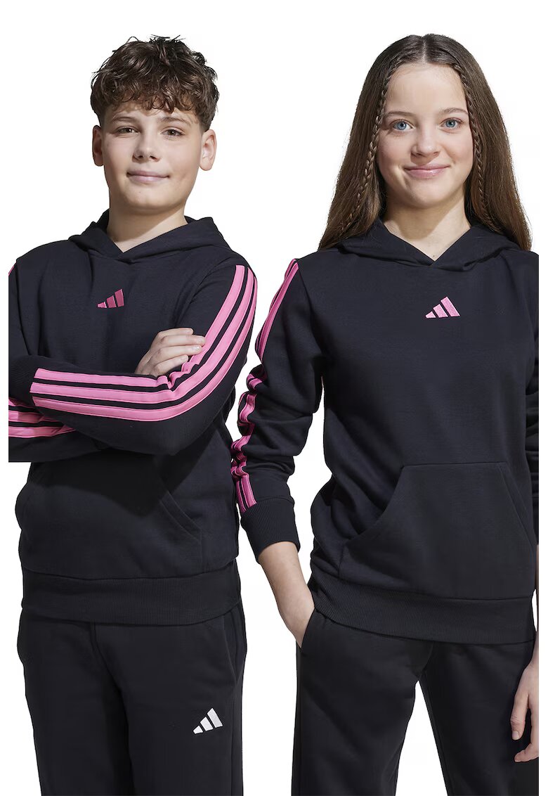ADIDAS SPORTSWEAR Hanorac cu buzunar kangaroo - Negru/Roz