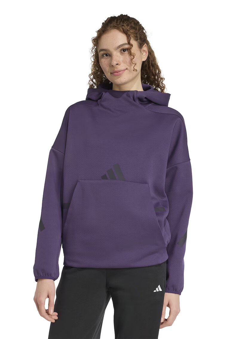 ADIDAS SPORTSWEAR Hanorac cu buzunar kangaroo Z.N.E. - Violet aubergine