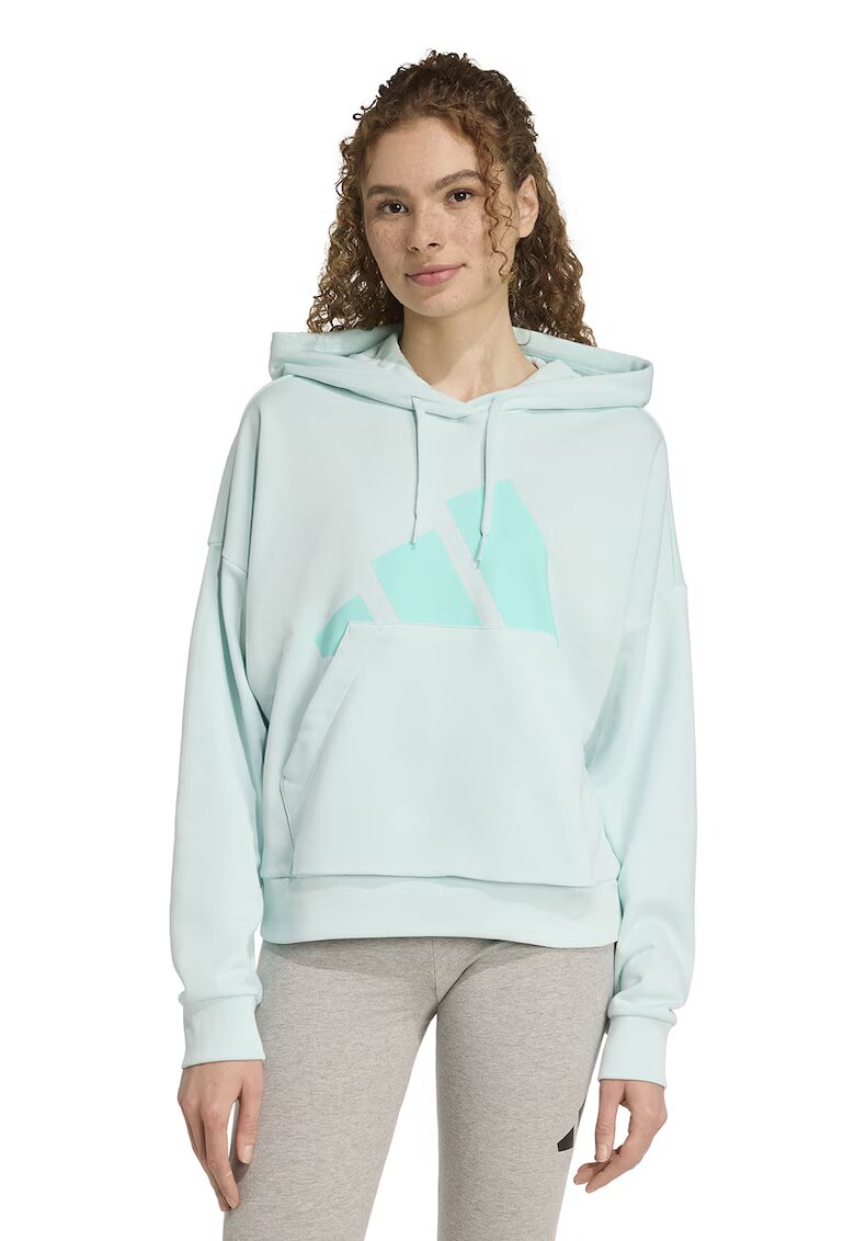 ADIDAS SPORTSWEAR Hanorac cu logo supradimensionat - Verde menta