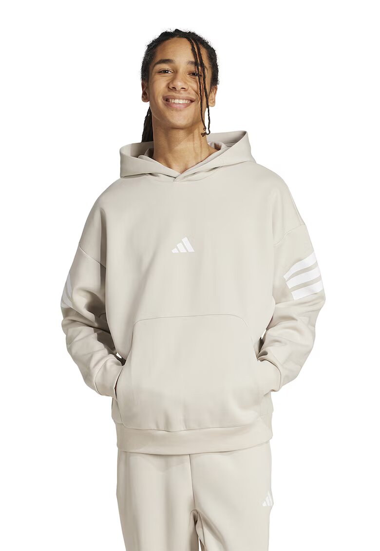 ADIDAS SPORTSWEAR Hanorac cu model in dungi Future Icons 3 - Alb fildes