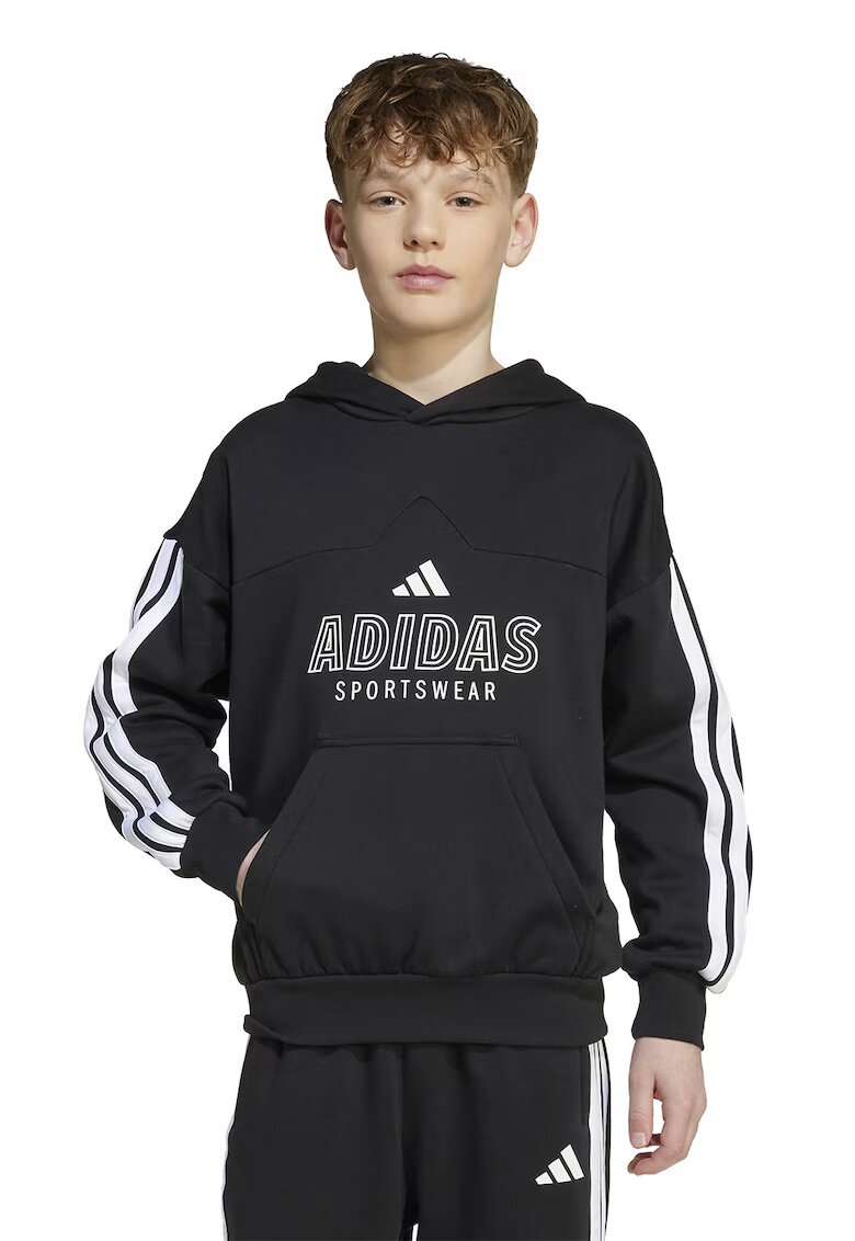 ADIDAS SPORTSWEAR Hanorac House of Tiro - Alb/Negru