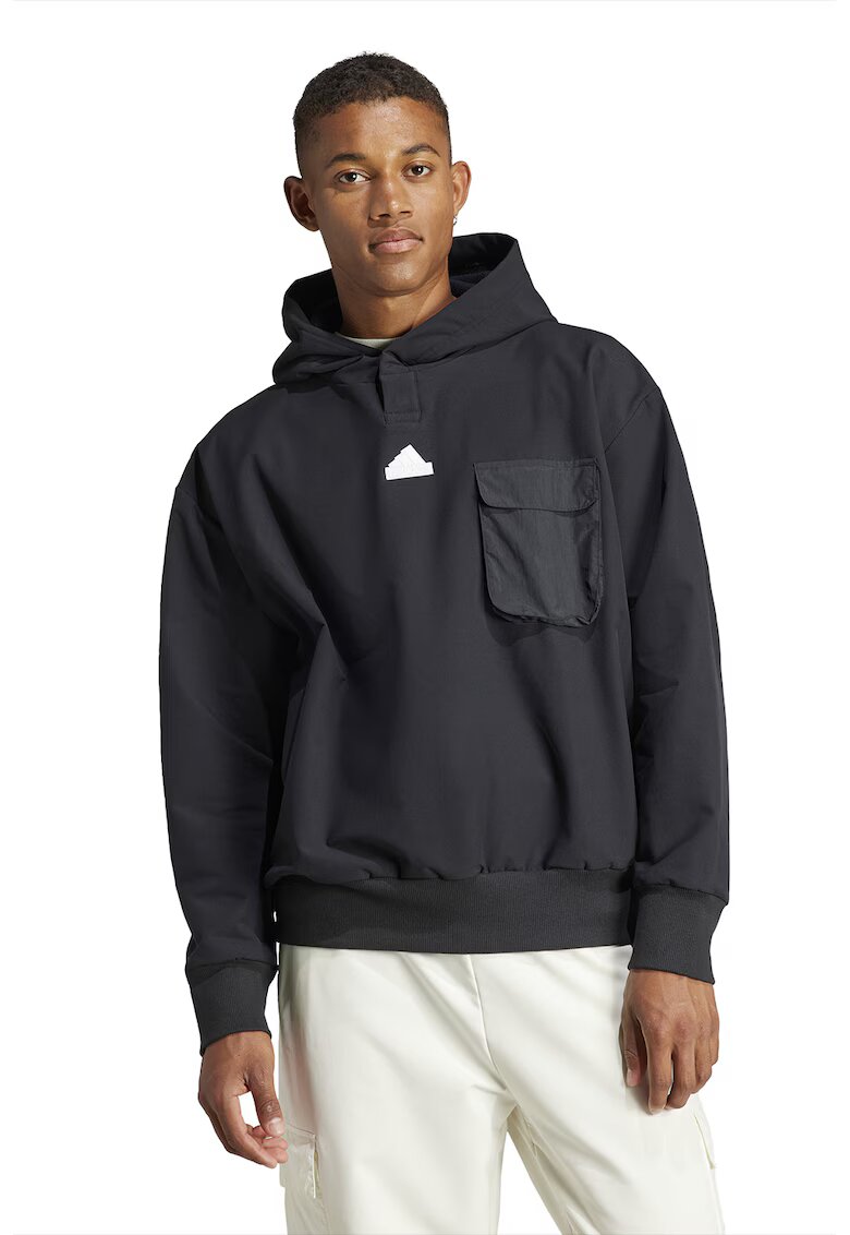 ADIDAS SPORTSWEAR Hanorac lejer City Escape Premium - Negru