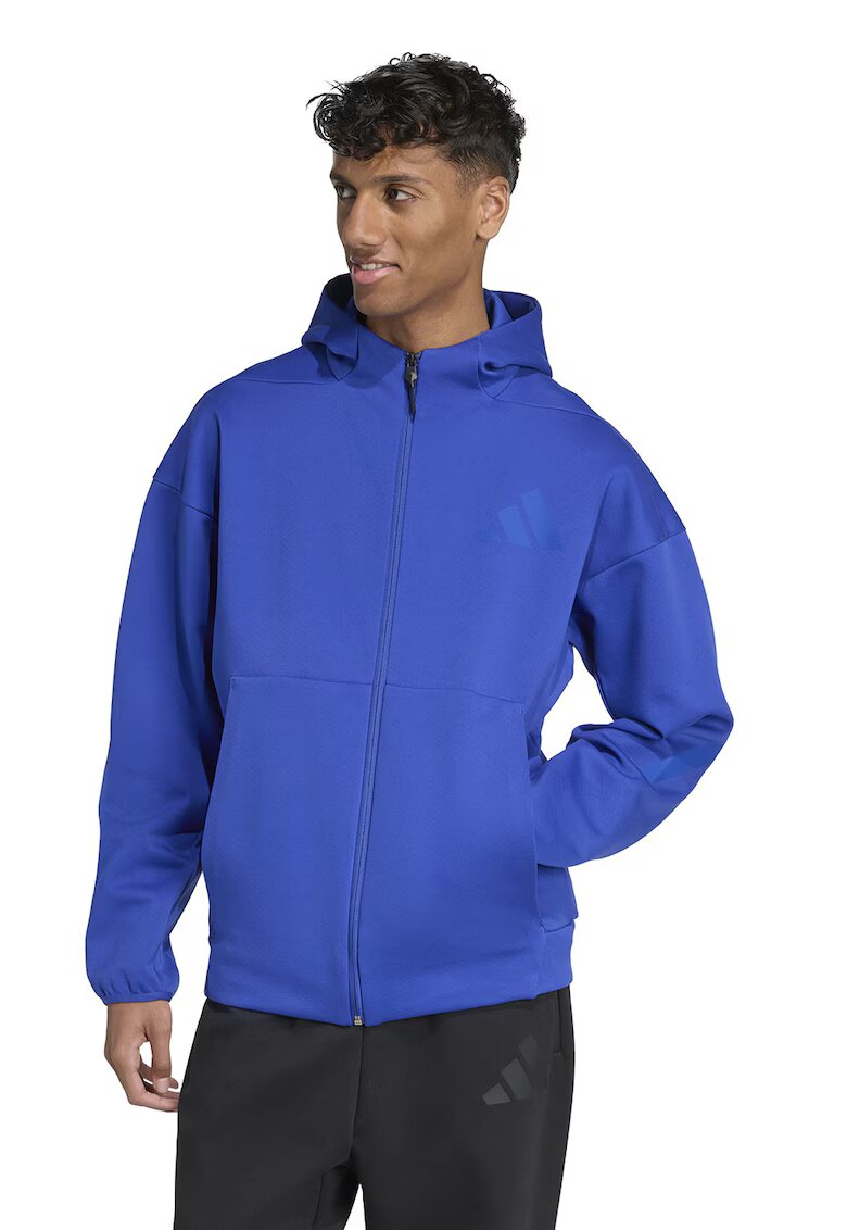 ADIDAS SPORTSWEAR Hanorac lejer cu fermoar Z.N.E. - Albastru royal/Albastru