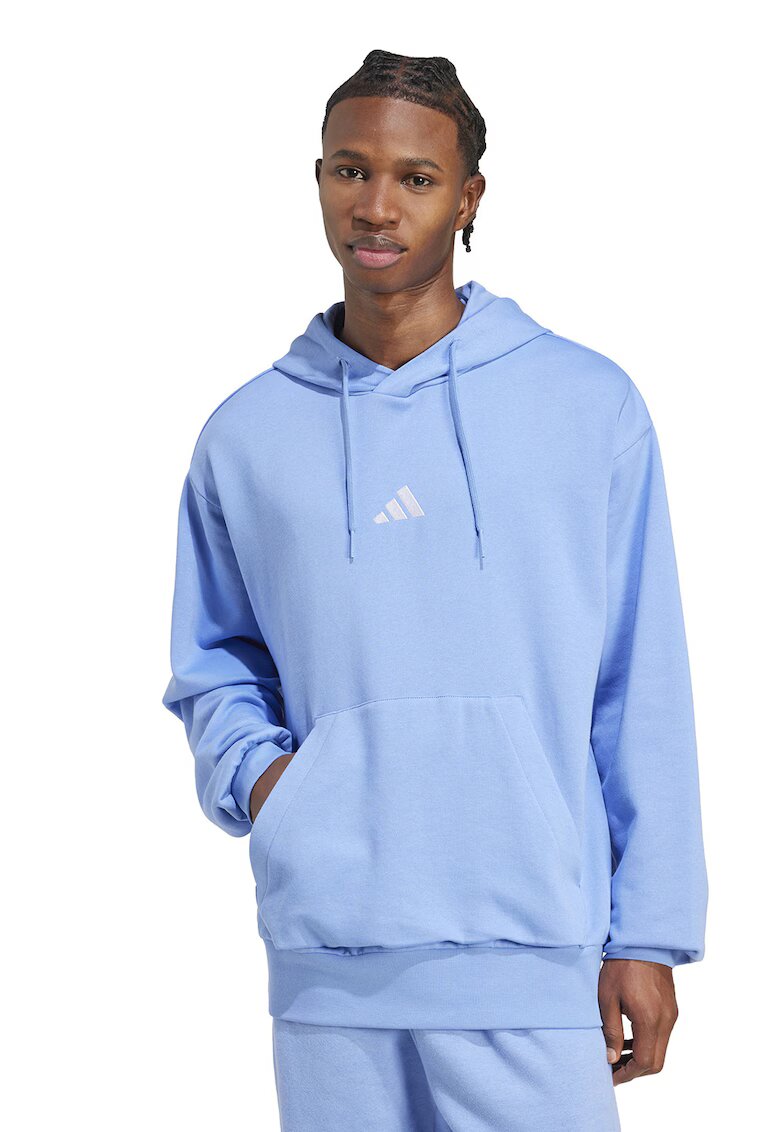 ADIDAS SPORTSWEAR Hanorac regular fit cu buzunar kangaroo Feelcozy - Alb/Albastru azur