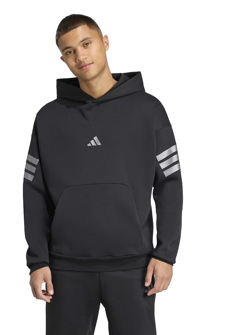 ADIDAS SPORTSWEAR Hanorac regular fit cu logo - Negru/Gri