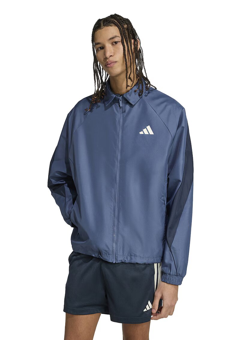 ADIDAS SPORTSWEAR Jacheta lejera cu fermoar - Albastru inchis/Albastru prafuit