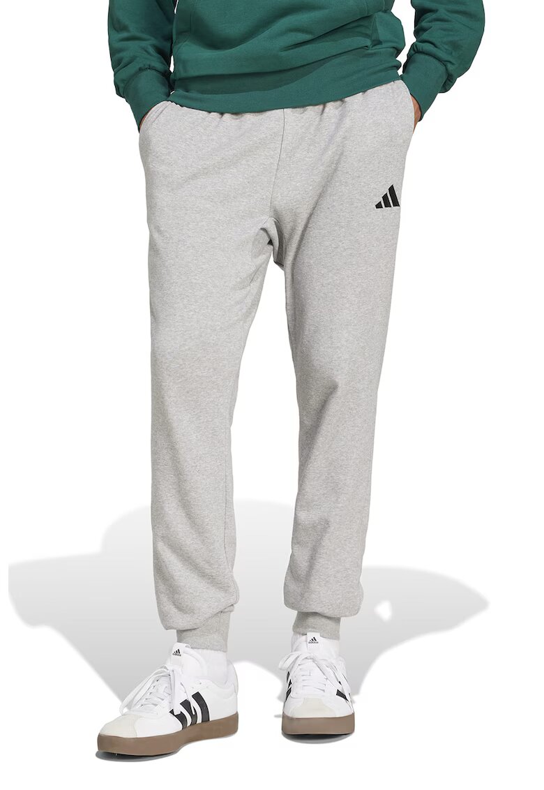 ADIDAS SPORTSWEAR Pantaloni de trening conici cu buzunare laterale - Negru/Gri deschis