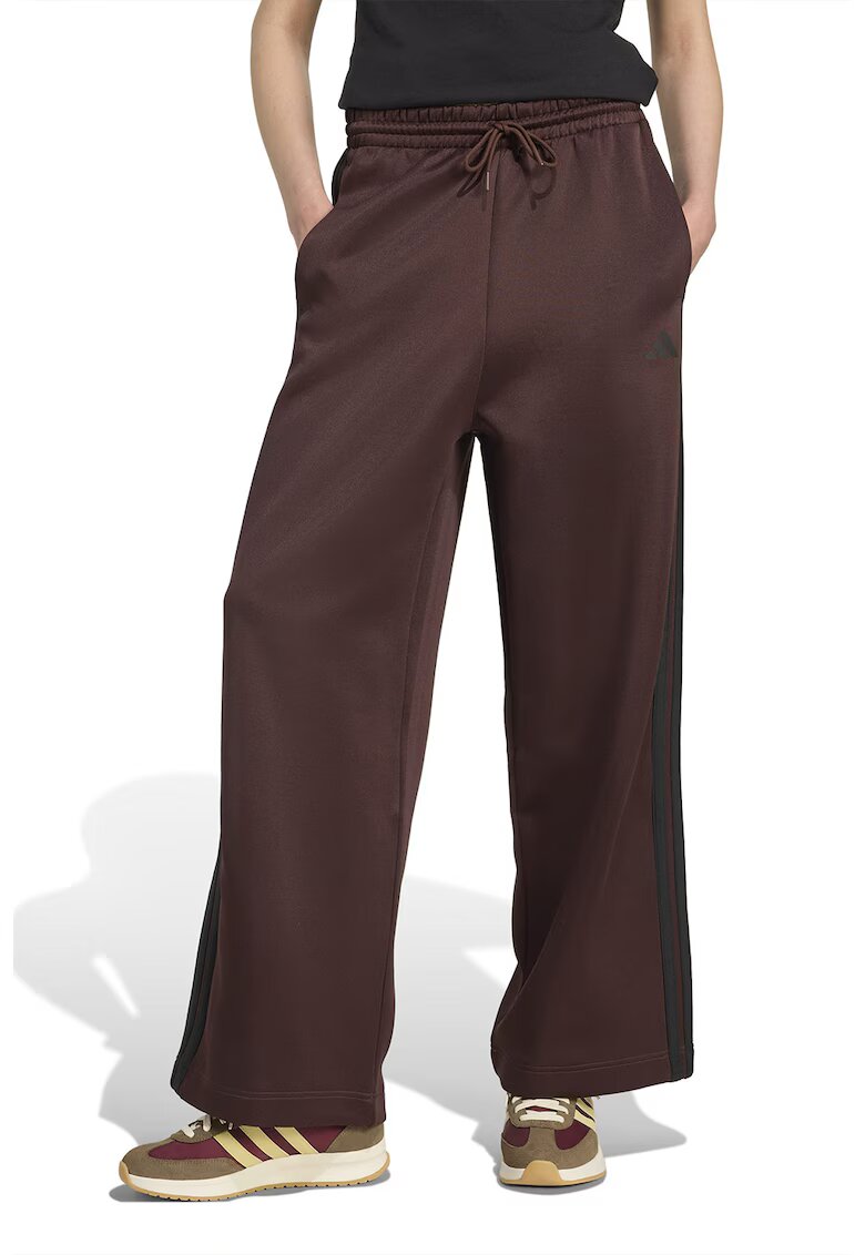 ADIDAS SPORTSWEAR Pantaloni de trening cu croiala ampla Stadium - Maro