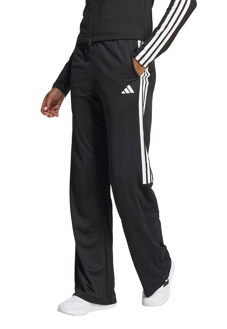 ADIDAS SPORTSWEAR Pantaloni de trening cu croiala dreapta TIRO Q2 - Alb/Negru