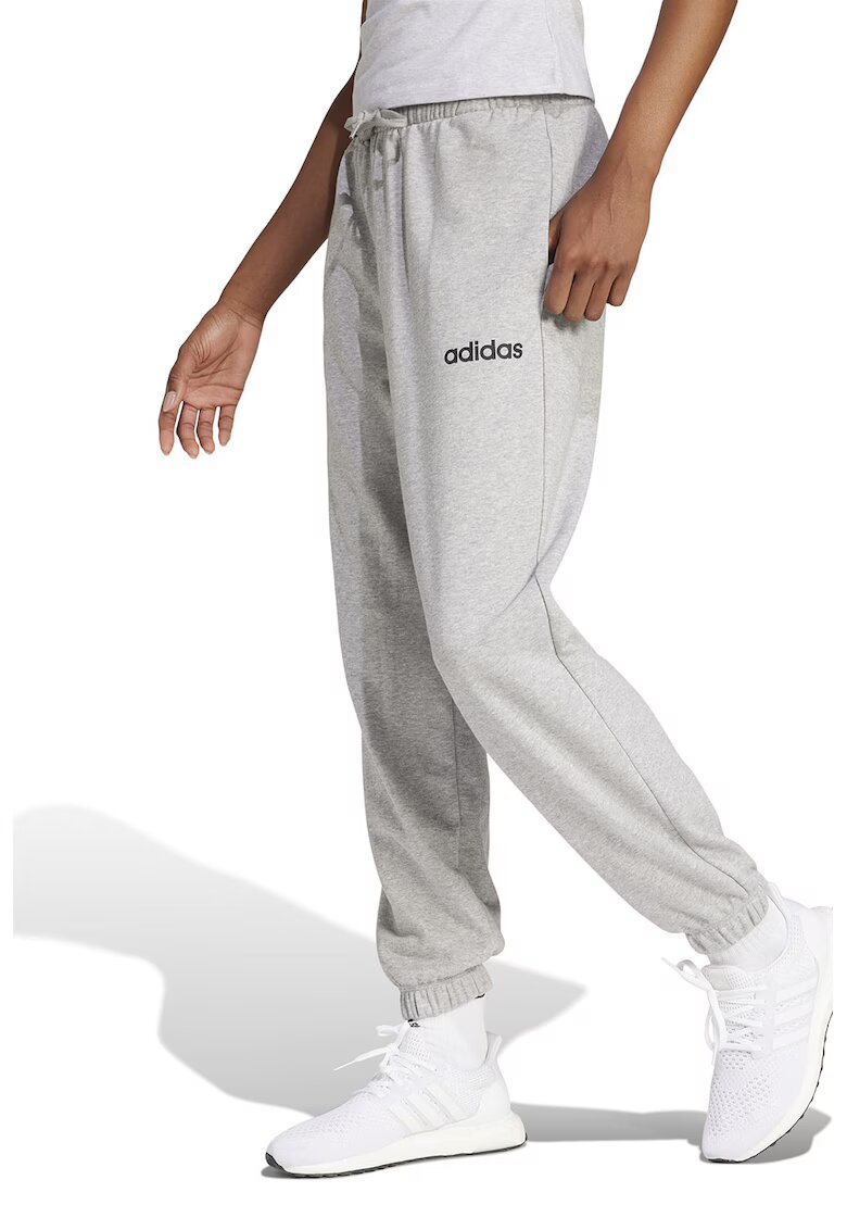 ADIDAS SPORTSWEAR Pantaloni de trening cu croiala relaxed-fit cu buzunare - Negru/Gri deschis