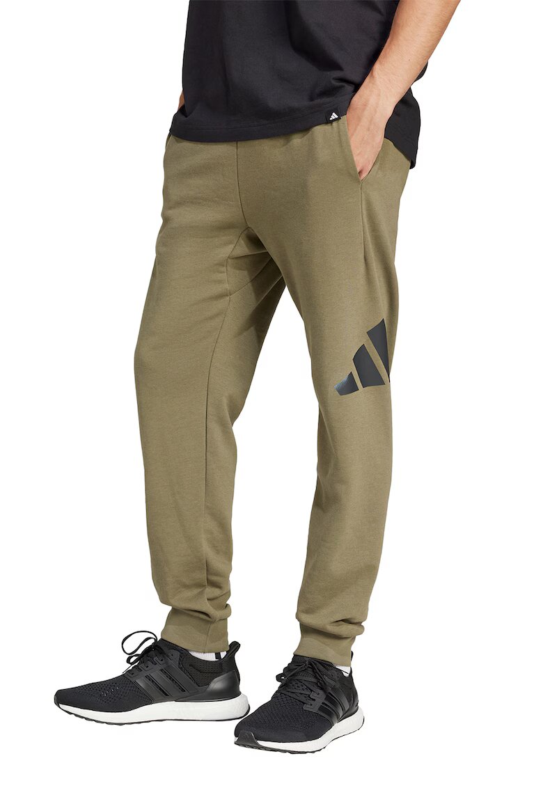 ADIDAS SPORTSWEAR Pantaloni de trening cu talie ajustabila - Negru/Kaki