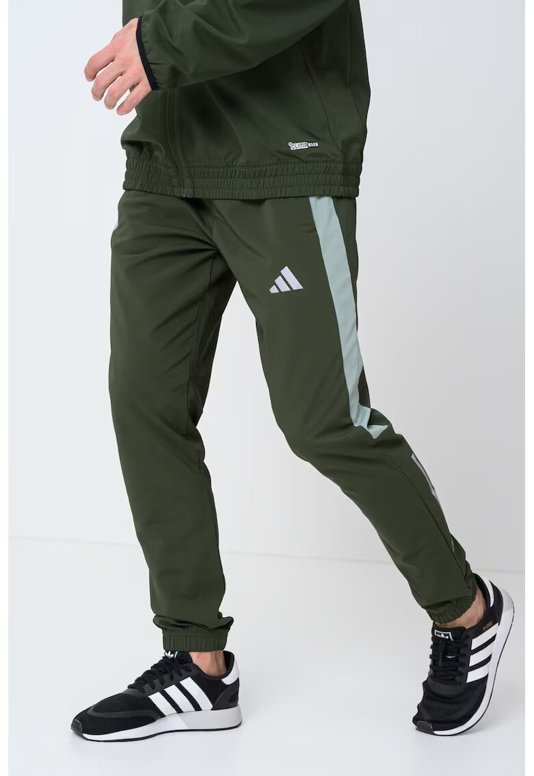 ADIDAS SPORTSWEAR Pantaloni de trening cu talie elastica - Gri cenusiu/Kaki inchis