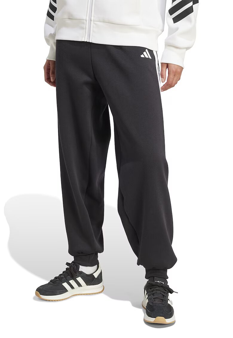 ADIDAS SPORTSWEAR Pantaloni de trening cu talie elastica Tiro - Negru/Alb optic