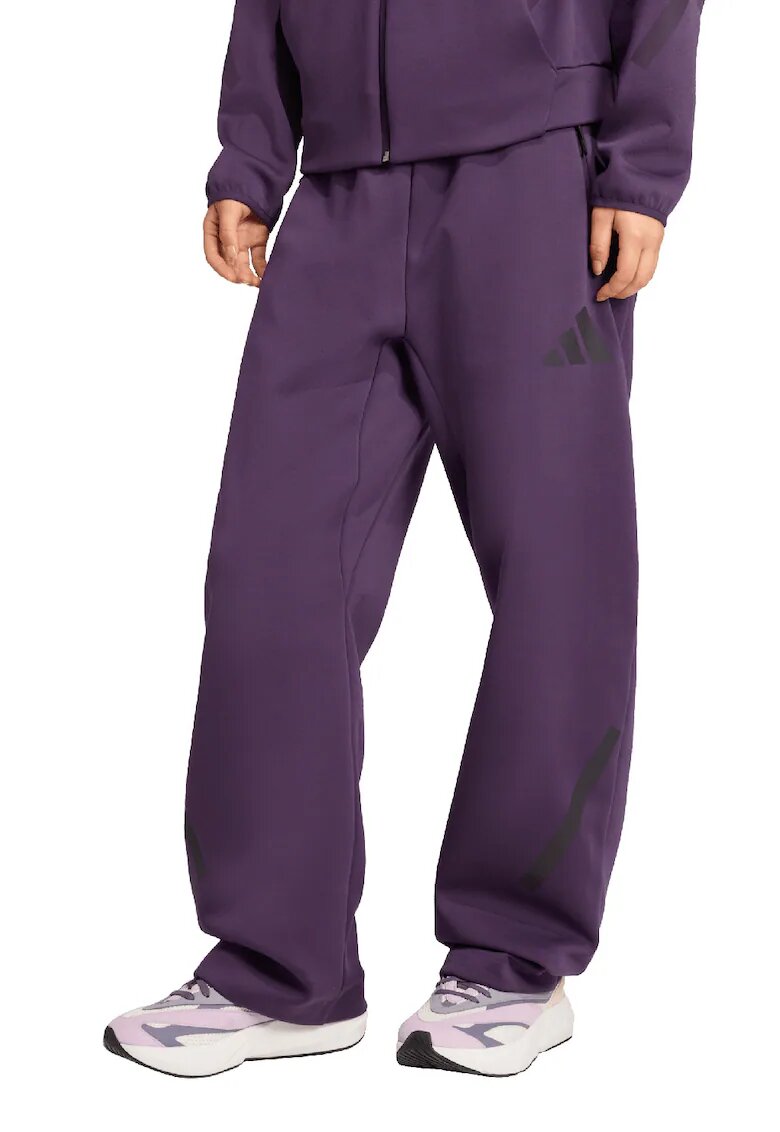 ADIDAS SPORTSWEAR Pantaloni de trening lejeri cu buzunare cu fermoar Z.N.E. Bar - Violet aubergine