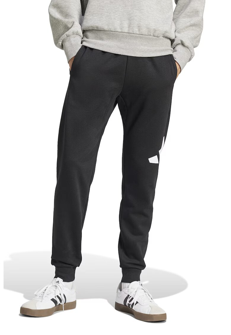 ADIDAS SPORTSWEAR Pantaloni de trening regular fit cu buzunare - Alb/Negru