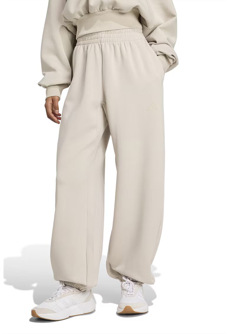 ADIDAS SPORTSWEAR Pantaloni de trening relaxed fit Soft Lux - Bej deschis