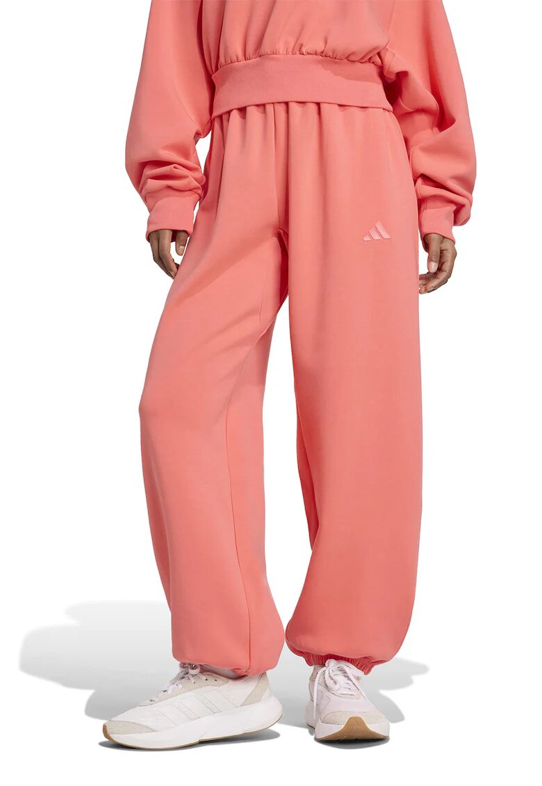 ADIDAS SPORTSWEAR Pantaloni de trening relaxed fit Soft Lux - Roz somon