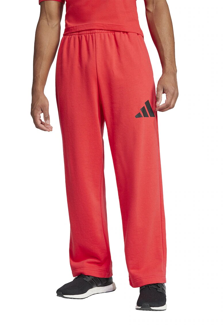 ADIDAS SPORTSWEAR Pantaloni lejeri cu talie elastica - Rosu