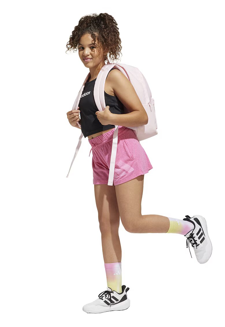 ADIDAS SPORTSWEAR Pantaloni scurti cu snur si buzunare laterale - Alb/Roz