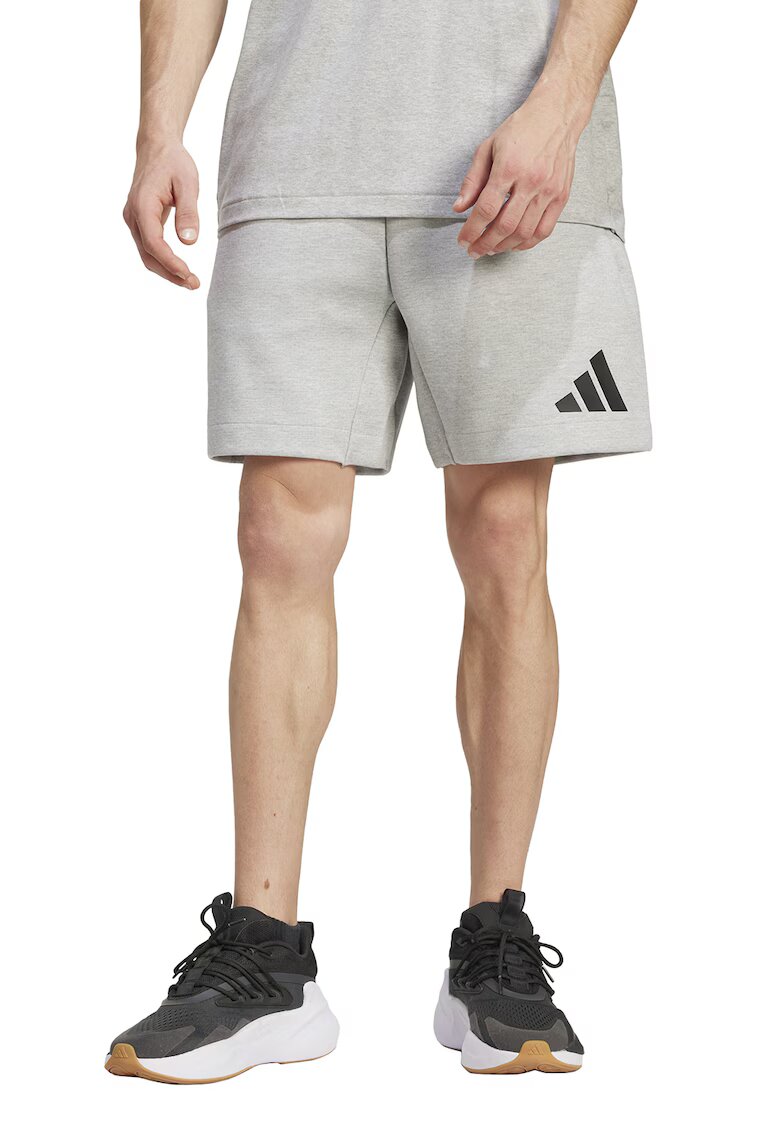 ADIDAS SPORTSWEAR Pantaloni scurti cu talie ajustabile Z.N.E - Gri deschis melange