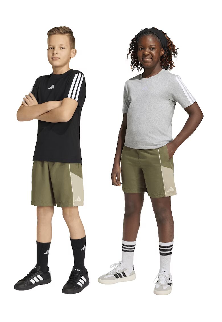 ADIDAS SPORTSWEAR Pantaloni scurti cu talie elastica - Kaki/Kaki pal
