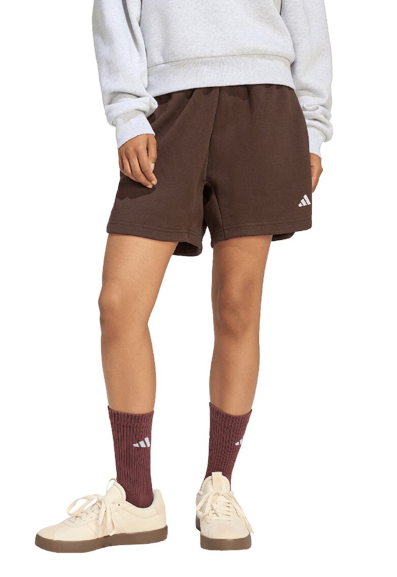 ADIDAS SPORTSWEAR Pantaloni scurti de trening relaxed fit 3-Stripes - Maro