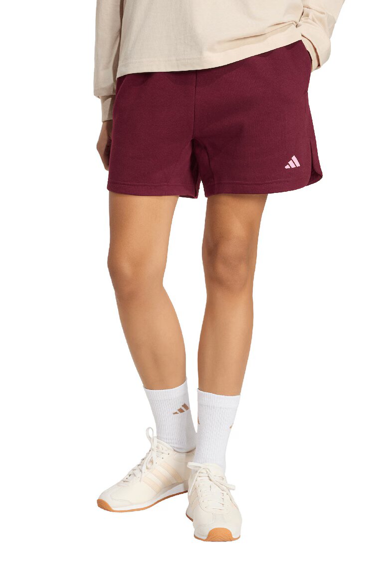 ADIDAS SPORTSWEAR Pantaloni scurti de trening relaxed fit 3-Stripes - Visiniu