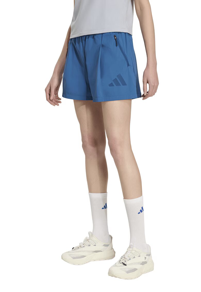 ADIDAS SPORTSWEAR Pantaloni sport scurti cu talie inalta Z.N.E. - Albastru