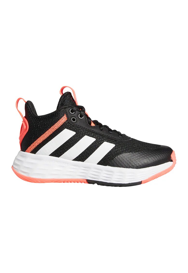 ADIDAS SPORTSWEAR Pantofi cu insertii din material textil pentru baschet Ownthegame 2.0 - Alb/Negru
