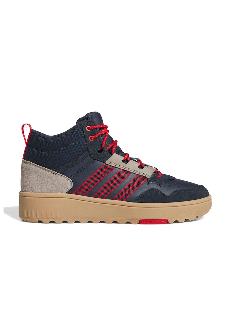 ADIDAS SPORTSWEAR Pantofi mid-high de iarna Hoops 4.0 pentru baschet - Rosu/Bej/Bleumarin