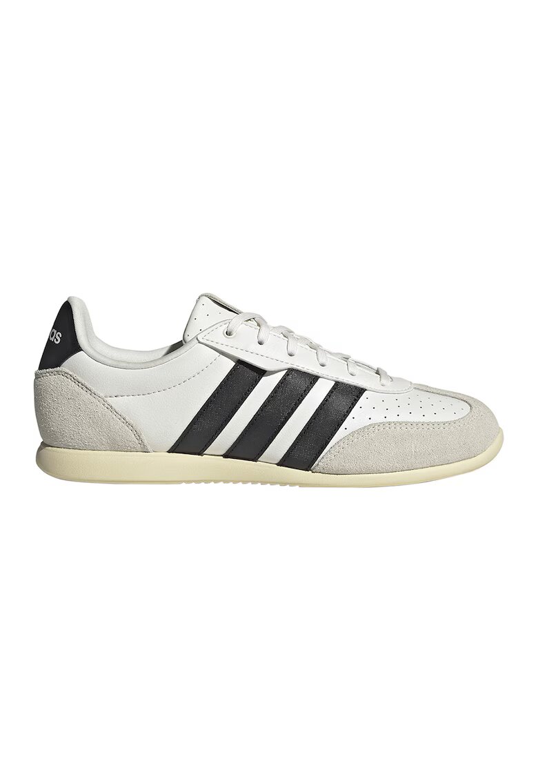 ADIDAS SPORTSWEAR Pantofi sport Barred low-cut din piele - Alb/Negru/Crem