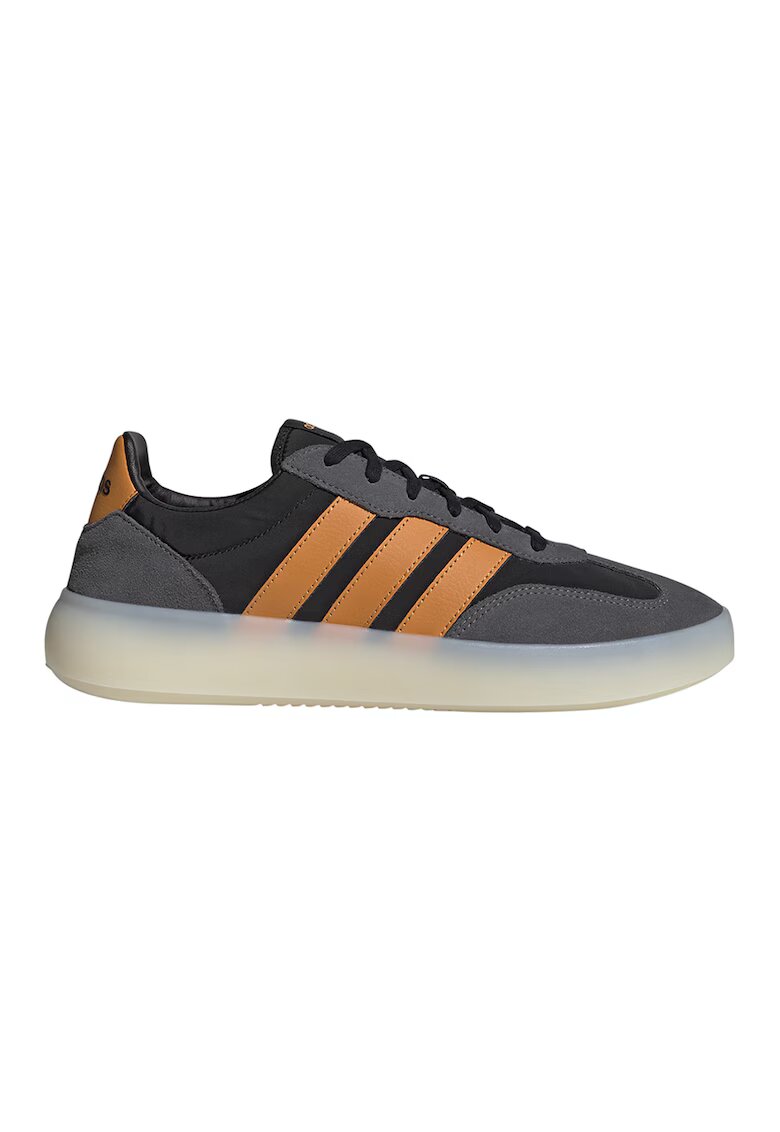 ADIDAS SPORTSWEAR Pantofi sport Barreda Decode cu garnituri din piele intoarsa - Negru/Portocaliu deschis/Gri inchis