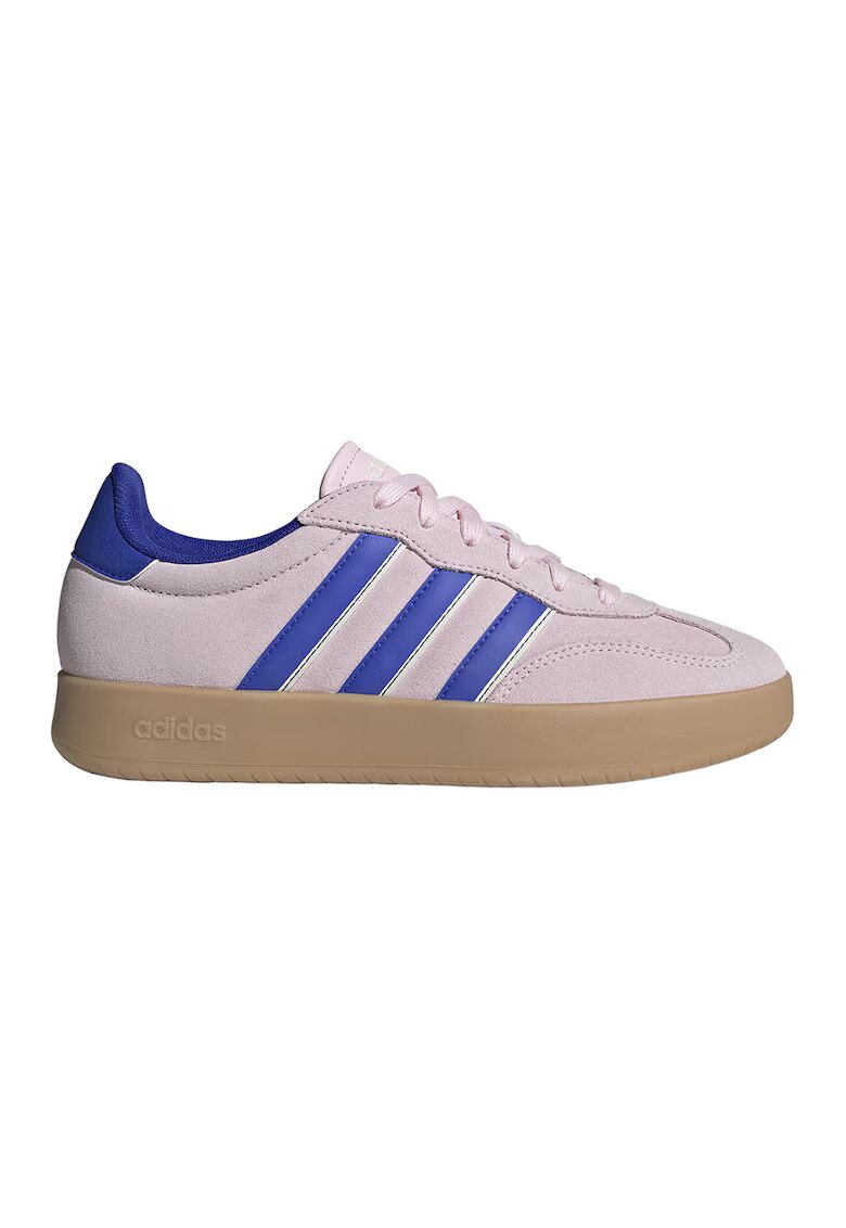 ADIDAS SPORTSWEAR Pantofi sport Barreda din piele intoarsa cu aplicatie logo din material sintetic - Albastru royal/Roz pal