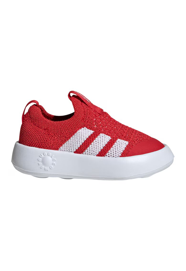 ADIDAS SPORTSWEAR Pantofi sport BubbleComfy slip-on din material textil - Rosu/Alb