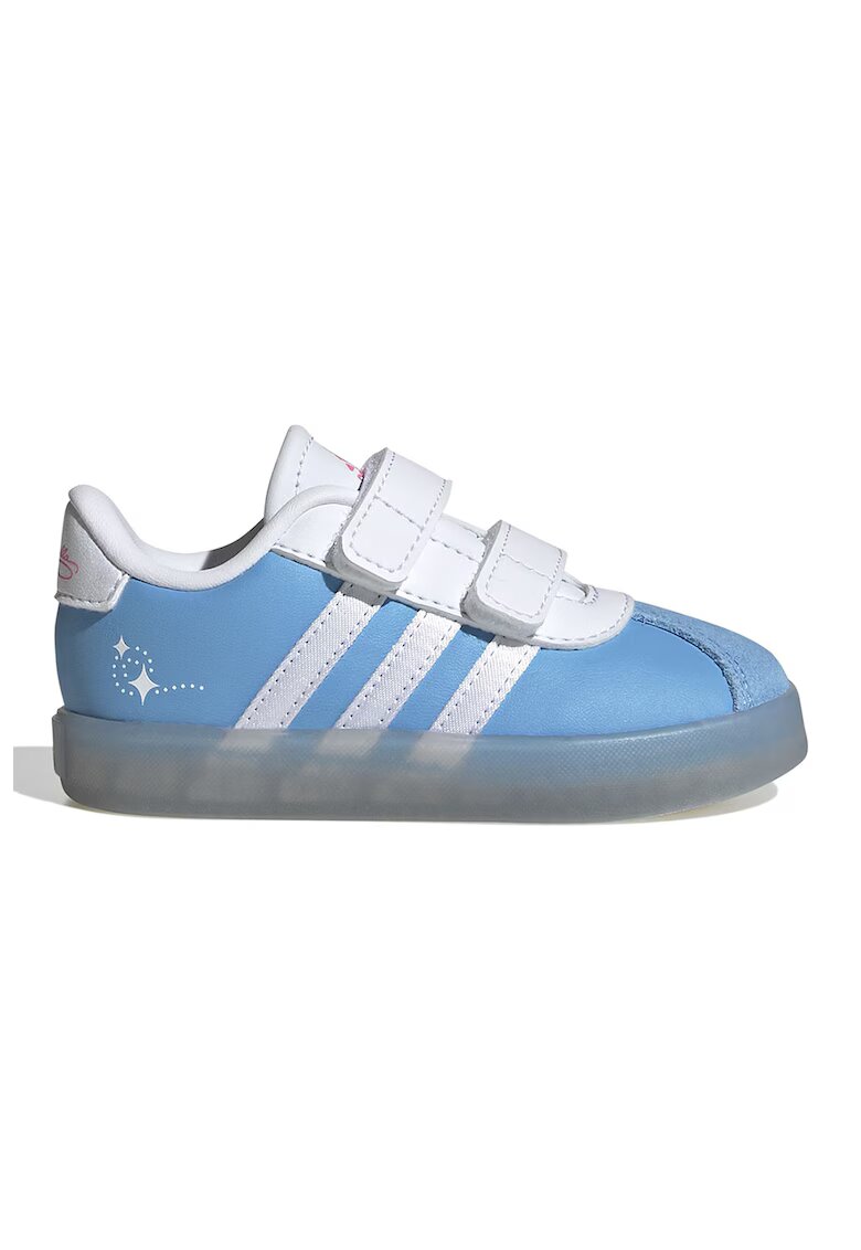 ADIDAS SPORTSWEAR Pantofi sport cu inchidere velcro Disney Cinderella VL Court 3.0 - Alb/Albastru
