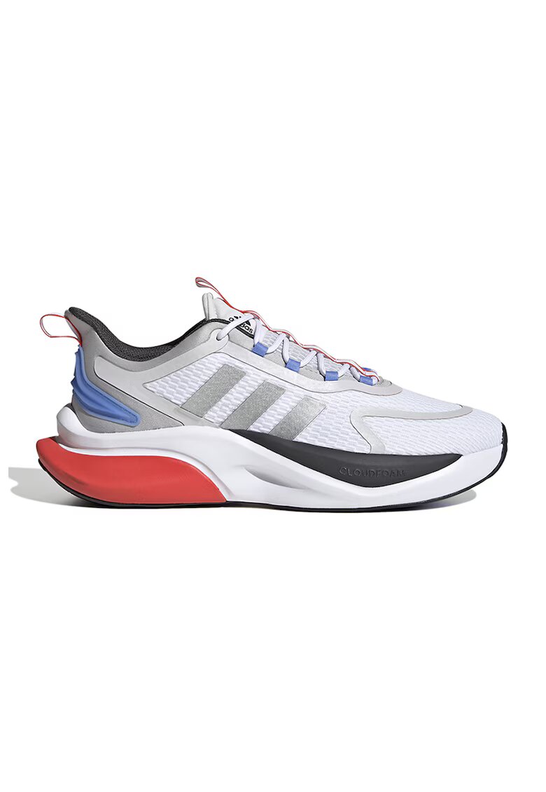 ADIDAS SPORTSWEAR Pantofi sport cu insertii de plasa AlphaBounce+ - Alb/Albastru lavanda/Argintiu