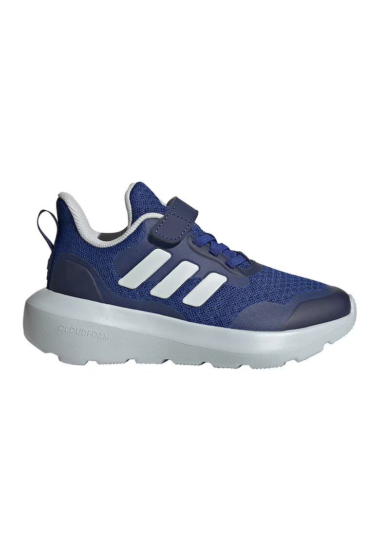 ADIDAS SPORTSWEAR Pantofi sport cu talpa wedge si inchidere velcro Forta Run 3.0 - Alb/Albastru inchis