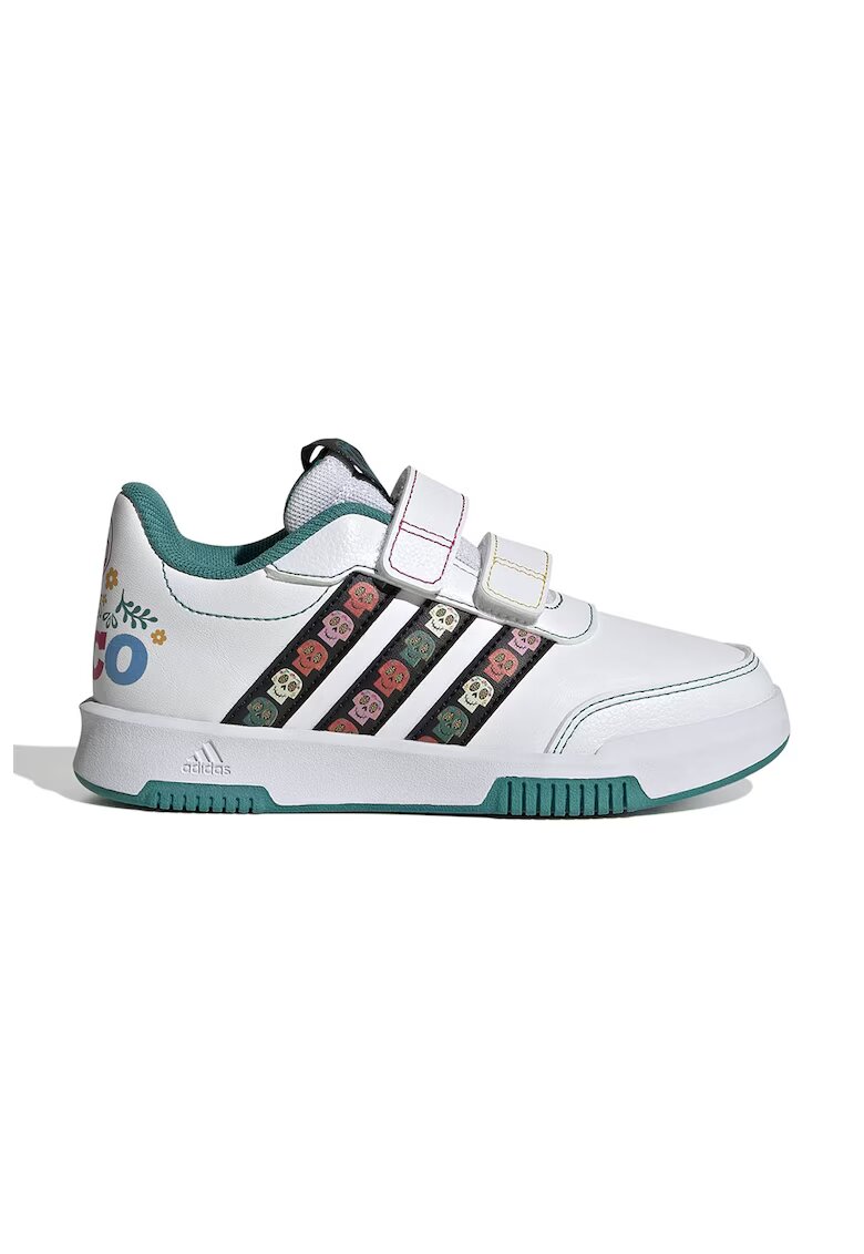 ADIDAS SPORTSWEAR Pantofi sport cu velcro si garnituri cu imprimeu - Negru/Alb optic/Verde persan