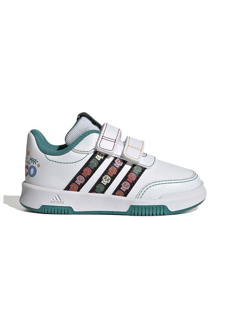 ADIDAS SPORTSWEAR Pantofi sport cu velcro si garnituri din material sintetic - Negru/Alb optic/Verde persan