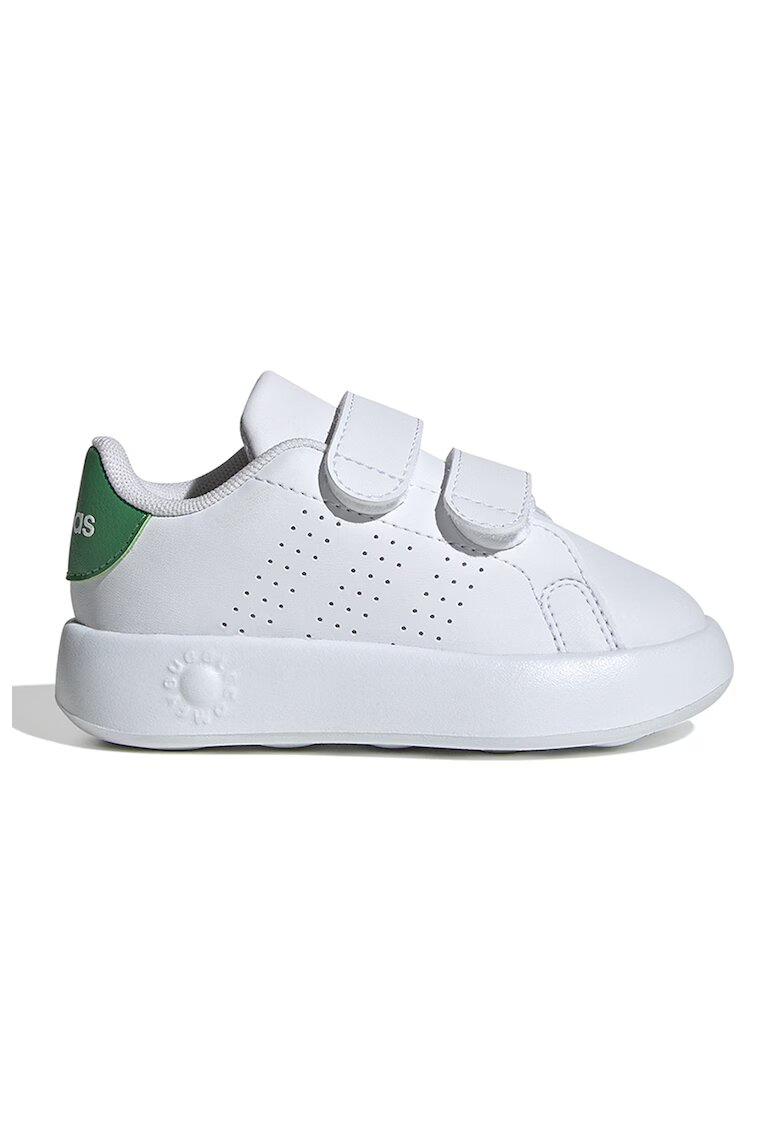 ADIDAS SPORTSWEAR Pantofi sport de piele ecologica cu velcro Advantage - Alb/Verde