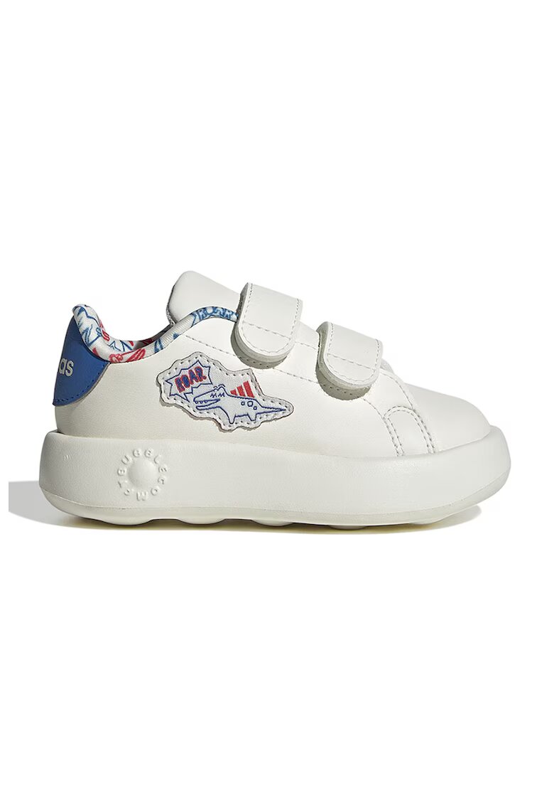 ADIDAS SPORTSWEAR Pantofi sport de piele ecologica cu velcro Advantage - Albastru royal/Alb murdar