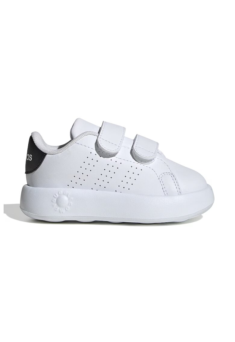 ADIDAS SPORTSWEAR Pantofi sport de piele ecologica cu velcro Advantage - Negru/Alb optic