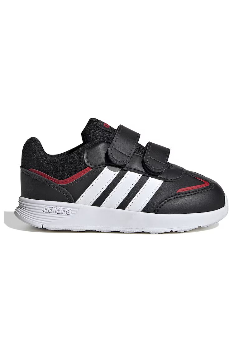 ADIDAS SPORTSWEAR Pantofi sport de piele ecologica cu velcro Tensaur - Rosu/Alb/Negru