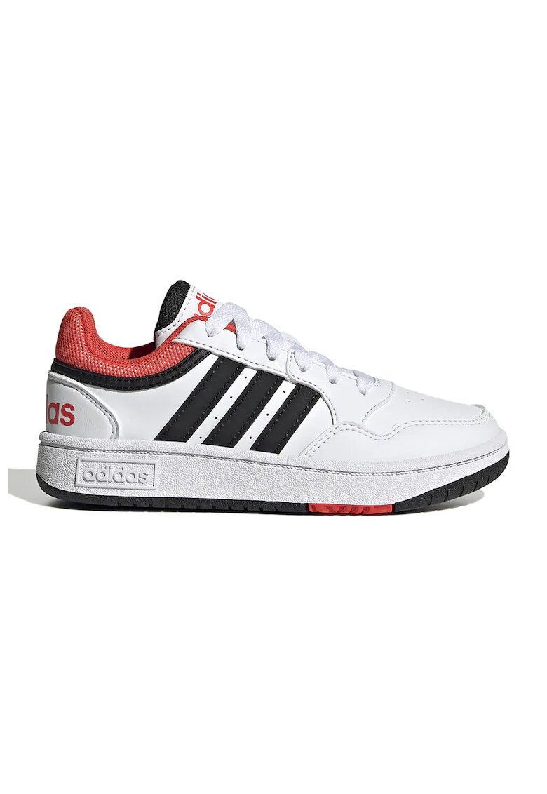 ADIDAS SPORTSWEAR Pantofi sport de piele ecologica Hoops 3.0 - Alb/Bleumarin
