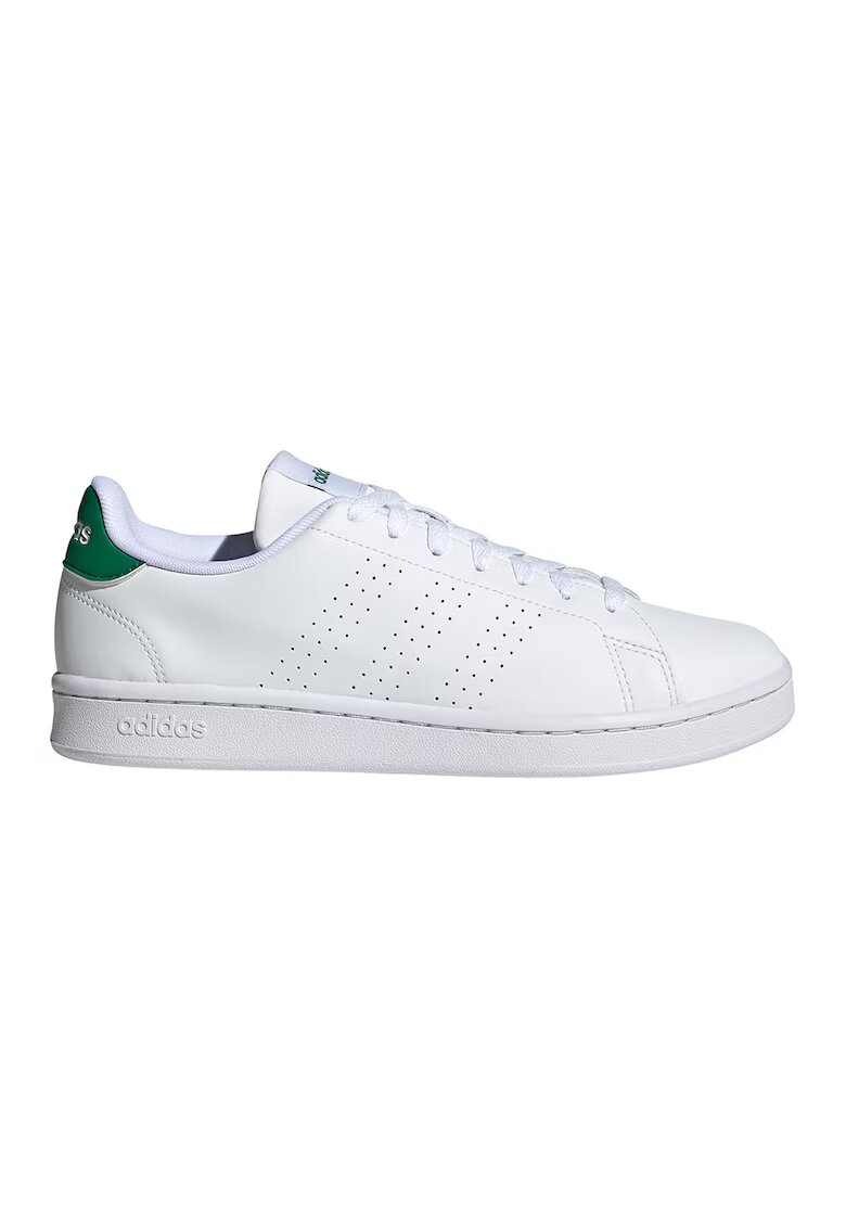 ADIDAS SPORTSWEAR Pantofi sport din piele ecologica cu design perforat Advantage - Alb/Verde