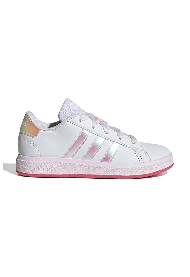 ADIDAS SPORTSWEAR Pantofi sport din piele ecologica cu detalii holografice Grand Court 2.0 - Alb
