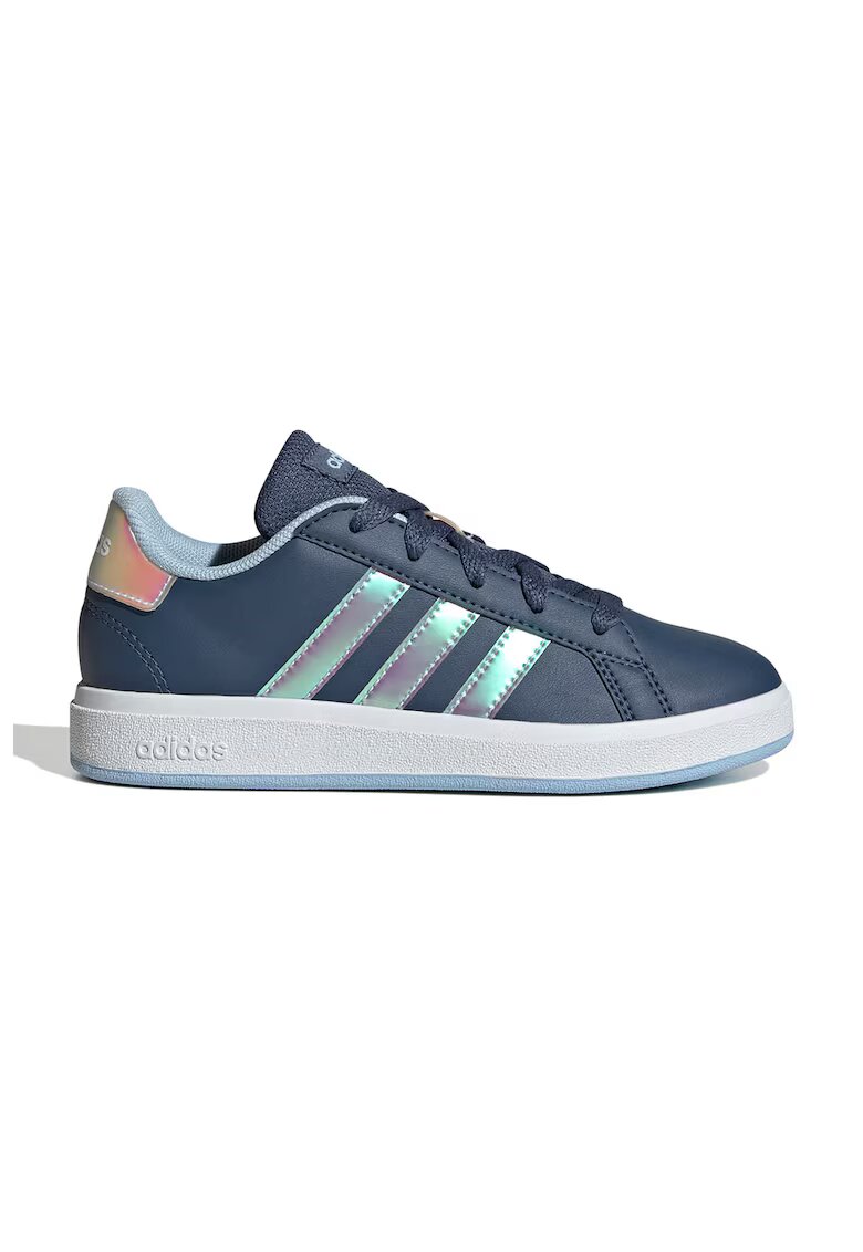 ADIDAS SPORTSWEAR Pantofi sport din piele ecologica cu detalii holografice Grand Court 2.0 - Albastru petrol