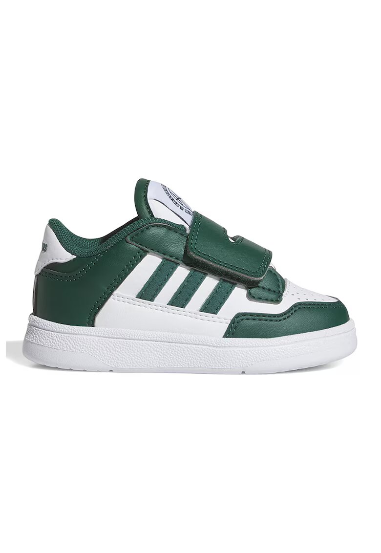 ADIDAS SPORTSWEAR Pantofi sport din piele ecologica cu inchidere velcro Rapid Court - Alb/Verde