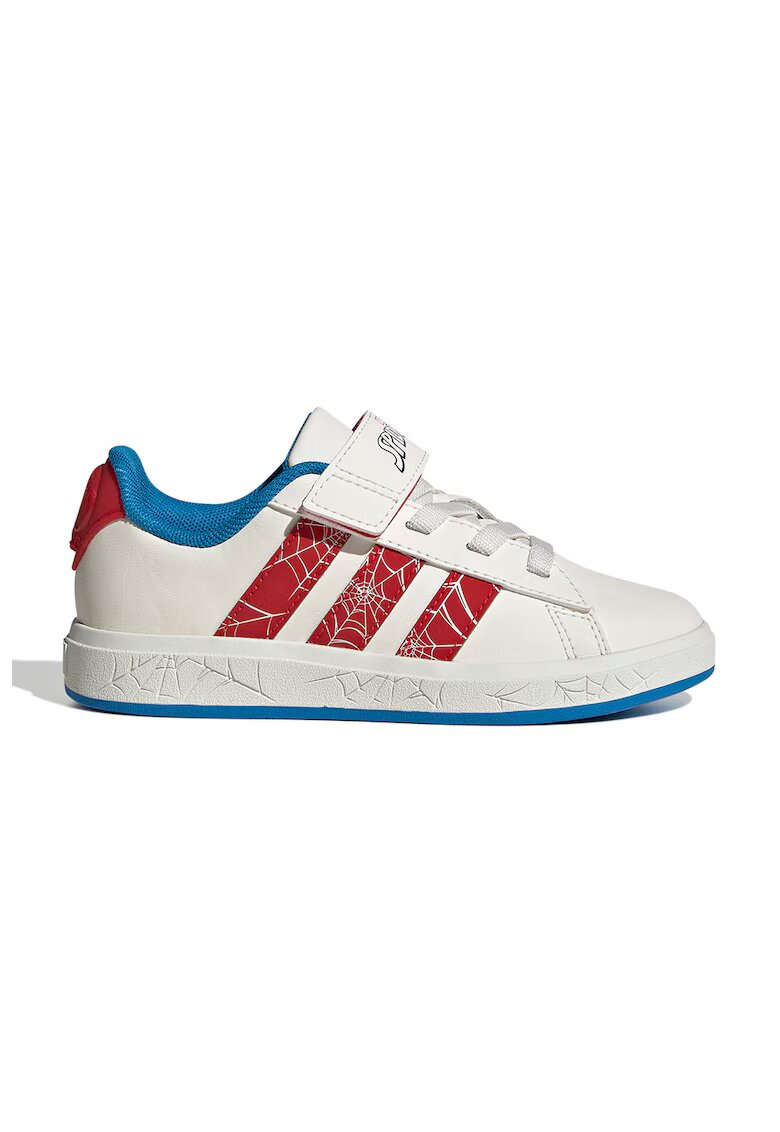 ADIDAS SPORTSWEAR Pantofi sport din piele ecologica cu logo contrastant Grand Court Spider - Rosu/Alb murdar