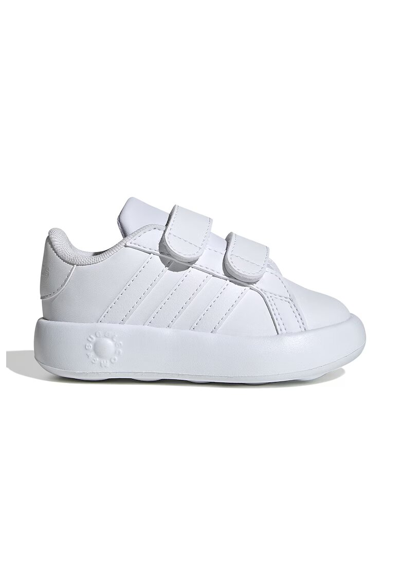 ADIDAS SPORTSWEAR Pantofi sport din piele ecologica cu velcro Grand Court 2.0 - Alb optic